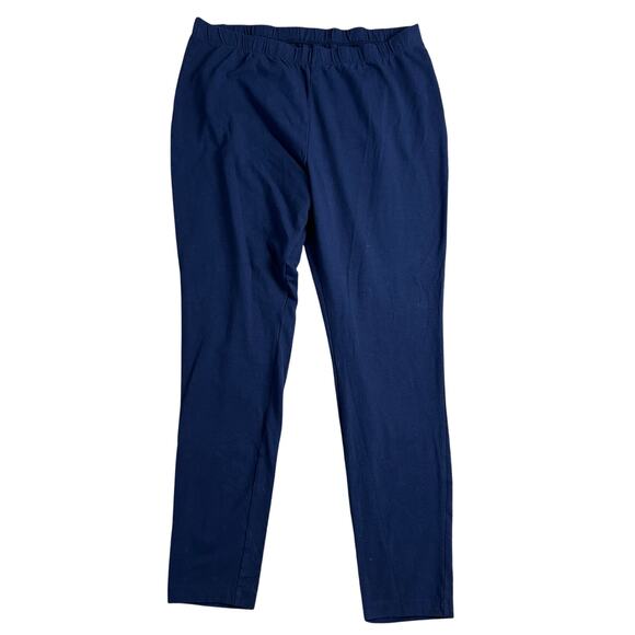 Roamans Straight Leg Ultimate Ponte Pant Size 2X Tall Blue Pull On 31" Inseam - Picture 1 of 5